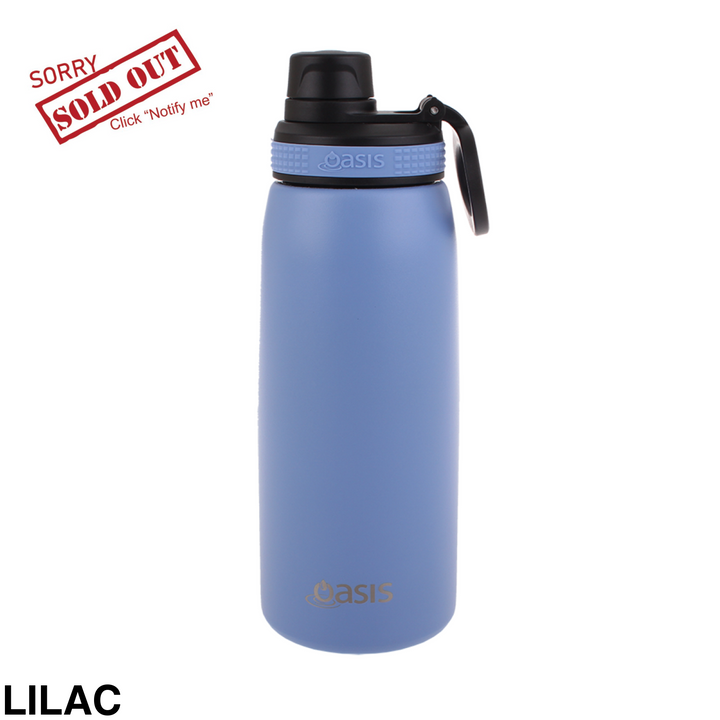 Oasis Sports Bottle W/ Screw Cap 780Ml Lilac