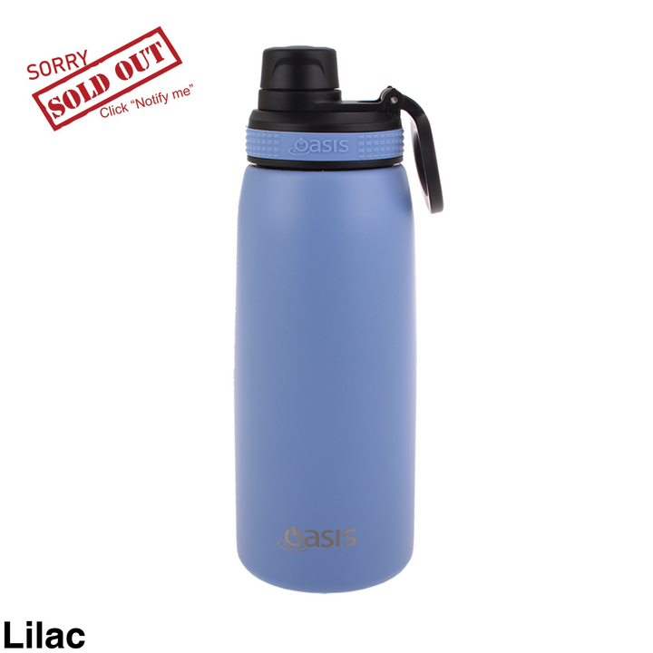 Oasis Sports Bottle W/ Screw Cap 780Ml Lilac