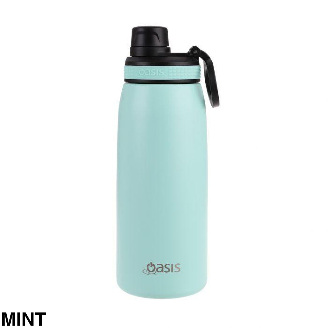 Oasis Sports Bottle W/ Screw Cap 780Ml Mint