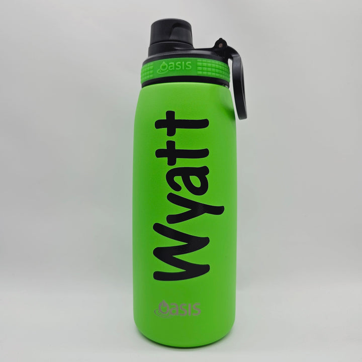 Oasis Sports Bottle W/ Screw Cap 780Ml Neon Green
