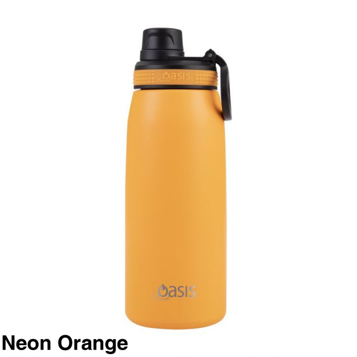 Oasis Sports Bottle W/ Screw Cap 780Ml Neon Orange