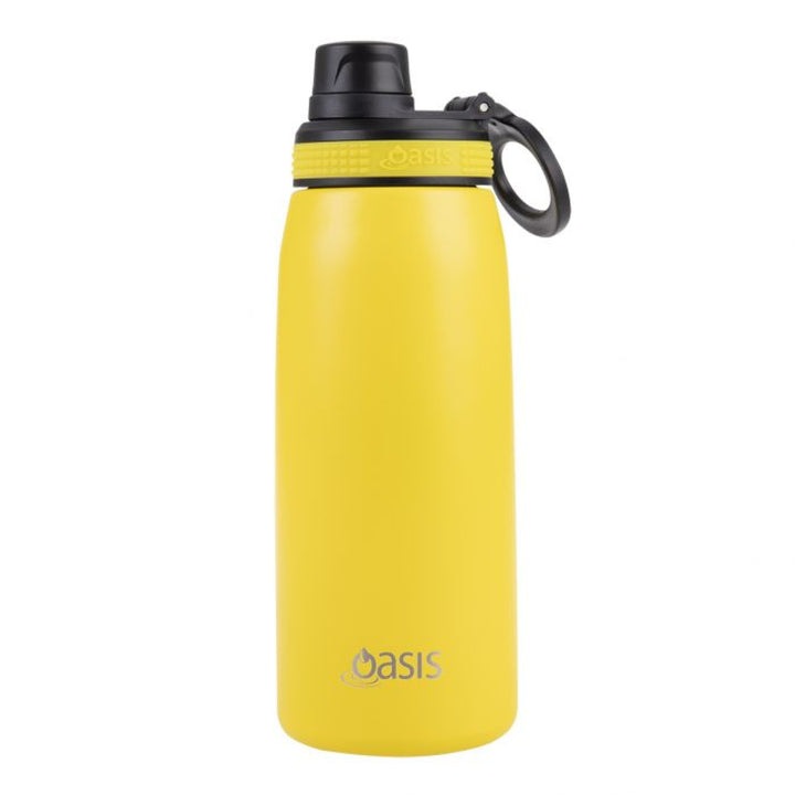 Oasis Sports Bottle W/ Screw Cap 780Ml Neon Yellow