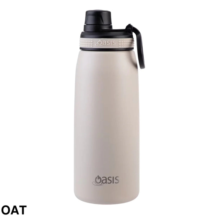 Oasis Sports Bottle w/ Screw Cap 780ml Oat