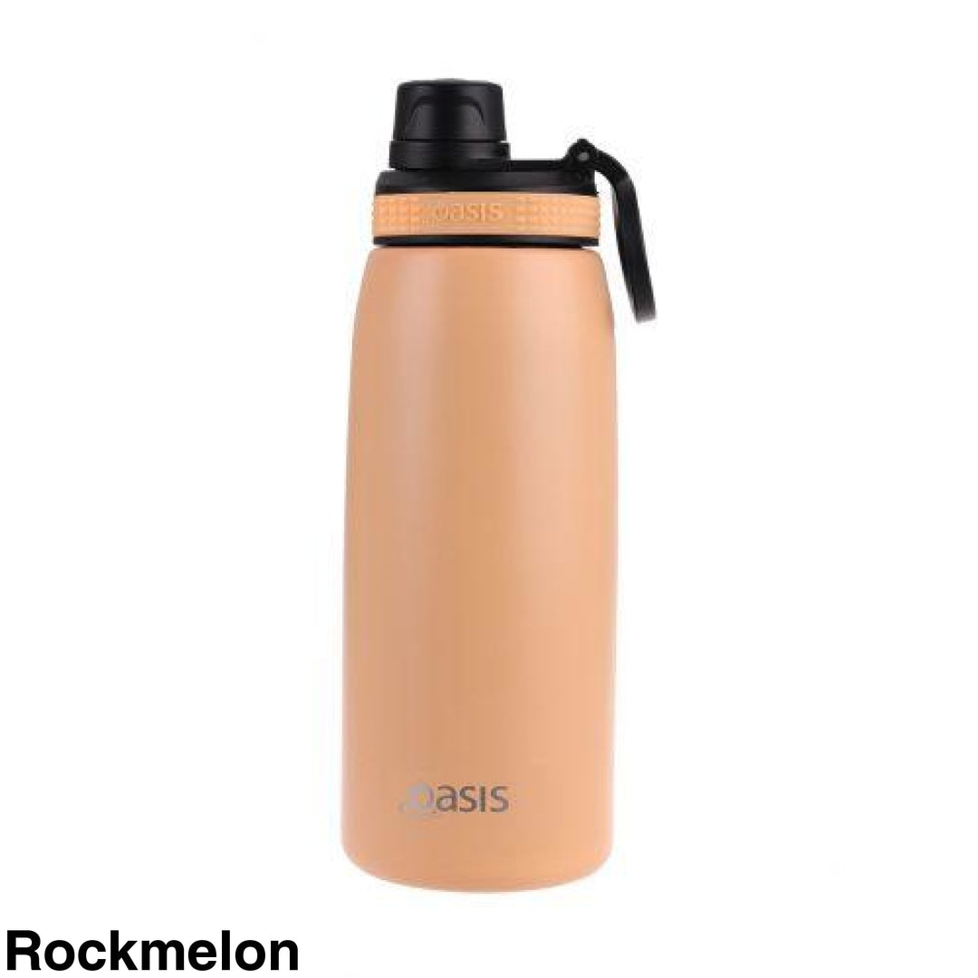 Oasis Sports Bottle W/ Screw Cap 780Ml Rockmelon