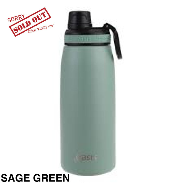 Oasis Sports Bottle W/ Screw Cap 780Ml Sage Green