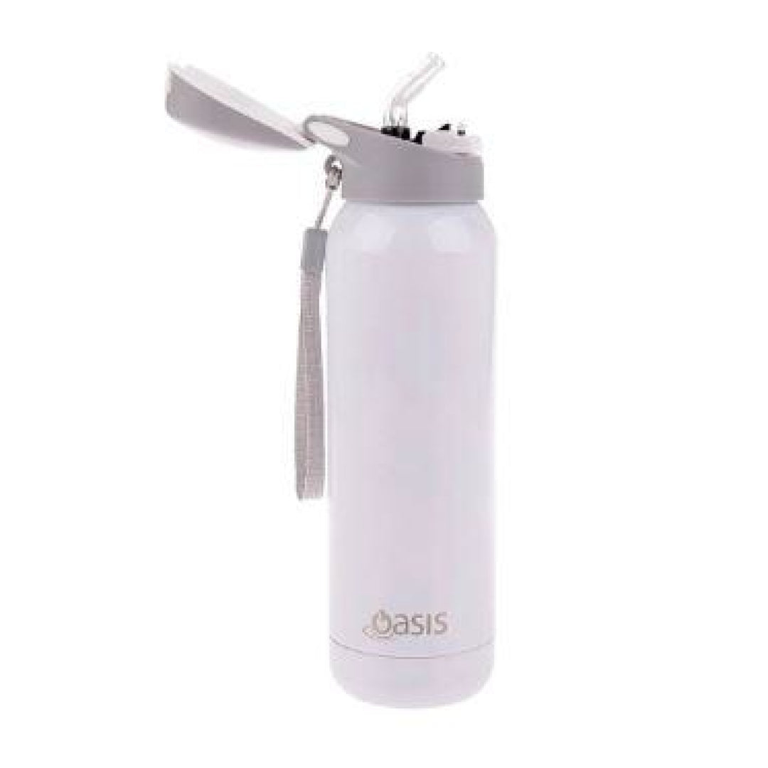 Oasis Stainless Steel Insulated Bottle With In-Built Straw 500Ml