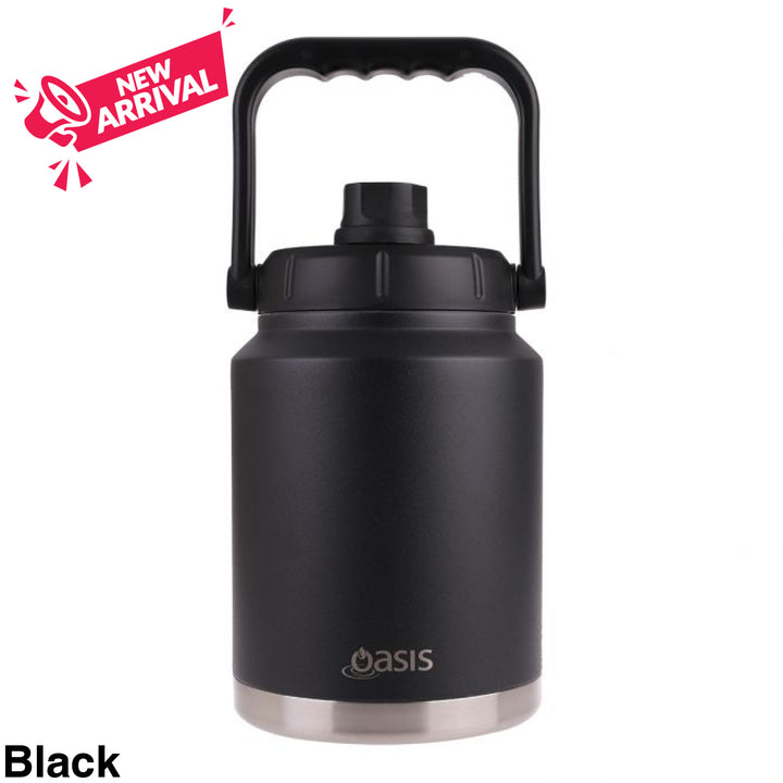 Oasis Stainless Steel Insulated Jug 2.1L Black