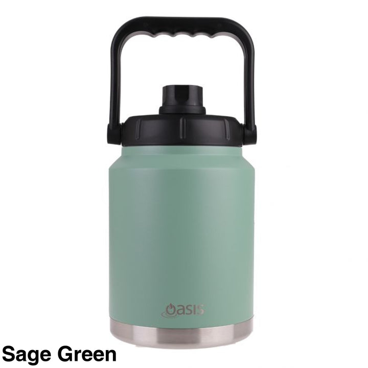 Oasis Stainless Steel Insulated Jug 2.1L Sage Green