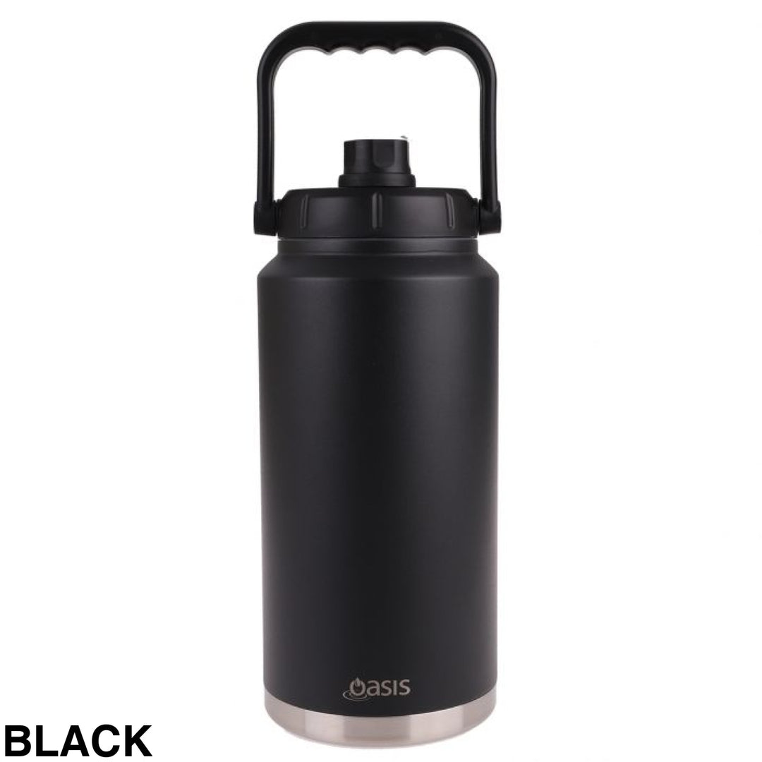 Oasis Stainless Steel Insulated Jug 3.8L Black