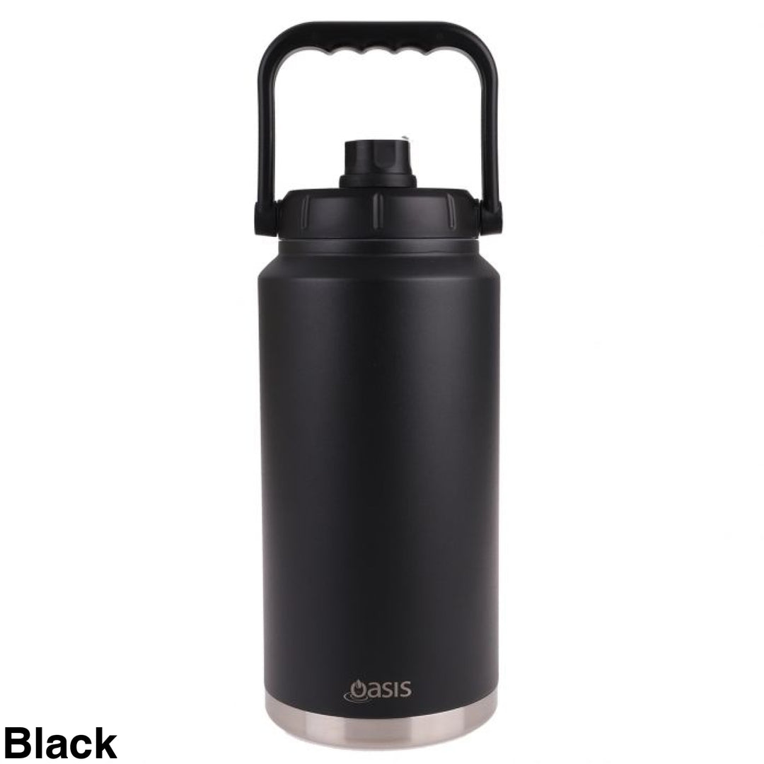 Oasis Stainless Steel Insulated Jug 3.8L Black