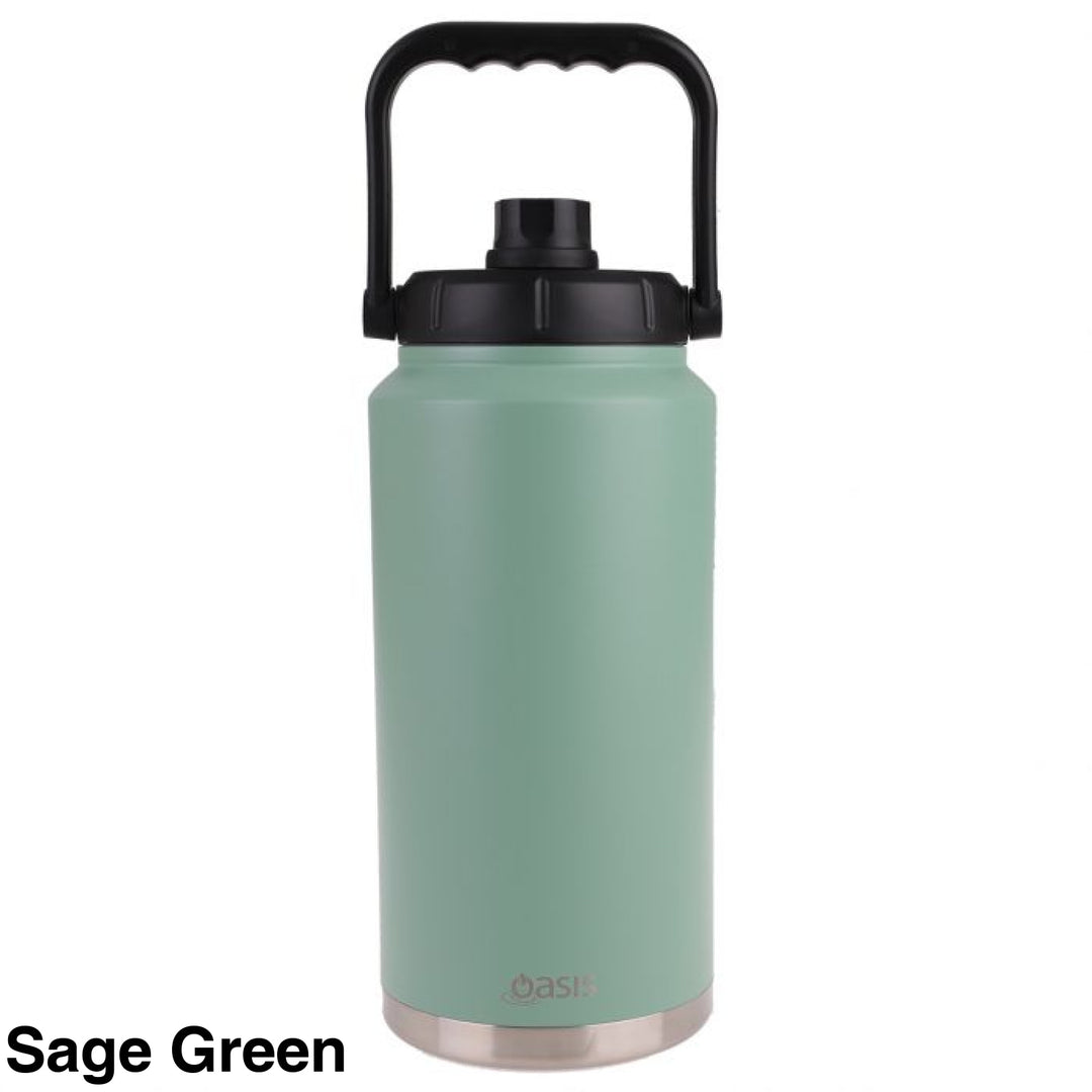 Oasis Stainless Steel Insulated Jug 3.8L Sage Green