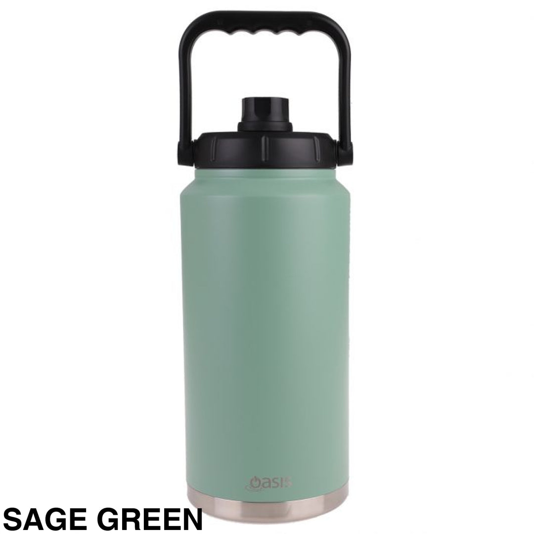 Oasis Stainless Steel Insulated Jug 3.8L Sage Green