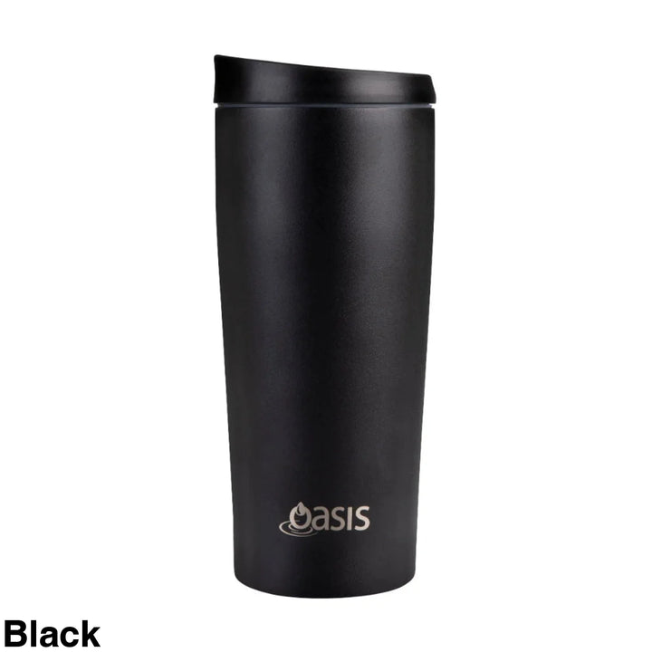 Oasis Stainless Steel Insulated Travel Mug 600Ml Black