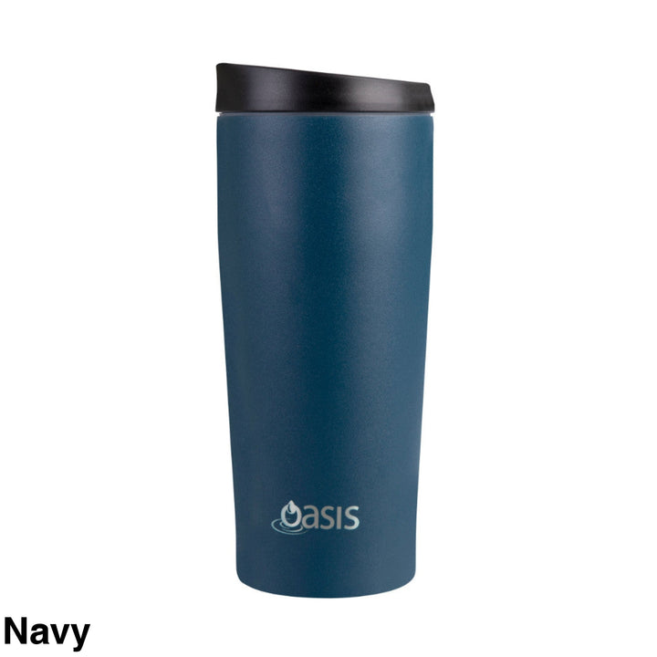 Oasis Stainless Steel Insulated Travel Mug 600Ml Navy