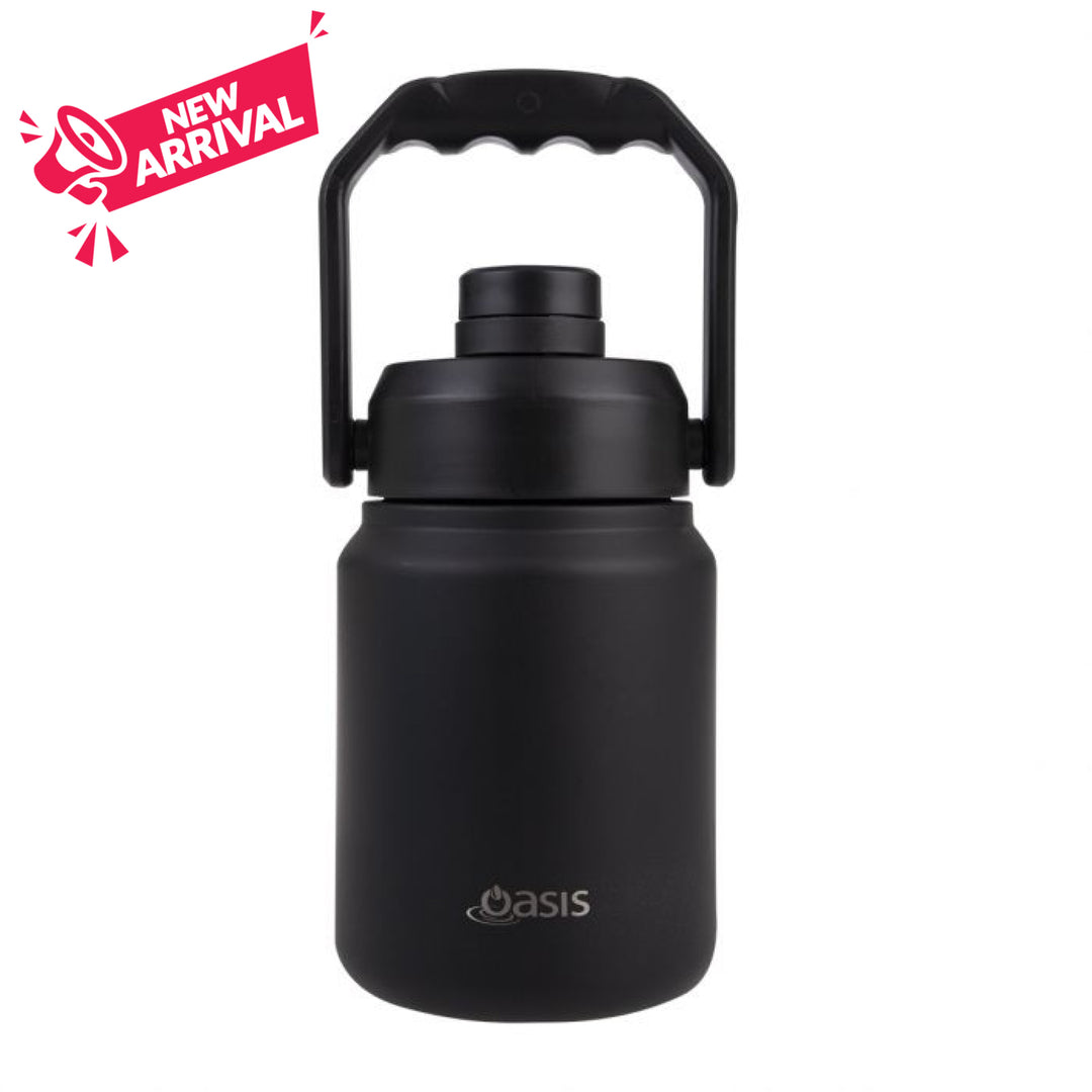 Oasis Stainless Steel Mini Jug W/ Handle 1.2L Black