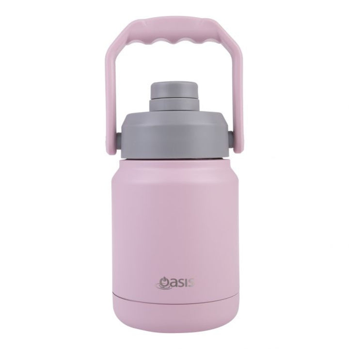Oasis Stainless Steel Mini Jug W/ Handle 1.2L Carnation Pink