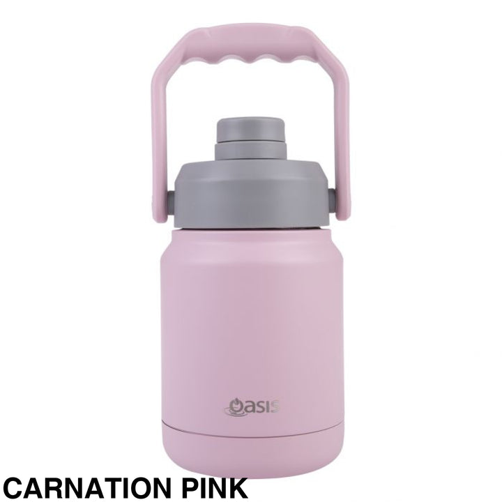 Oasis Stainless Steel Mini Jug W/ Handle 1.2L Carnation Pink