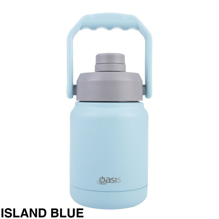 Oasis Stainless Steel Mini Jug W/ Handle 1.2L Island Blue