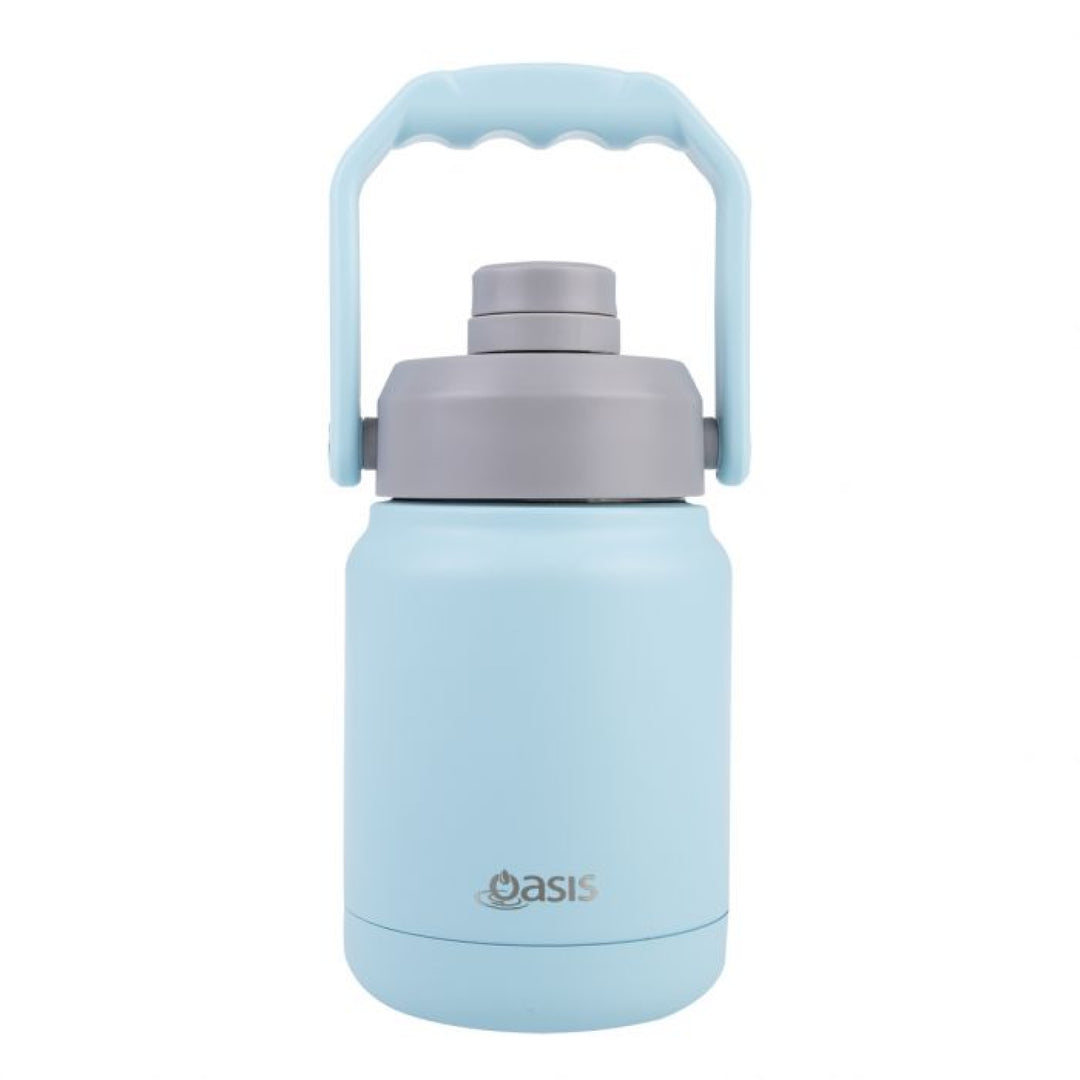 Oasis Stainless Steel Mini Jug W/ Handle 1.2L Island Blue