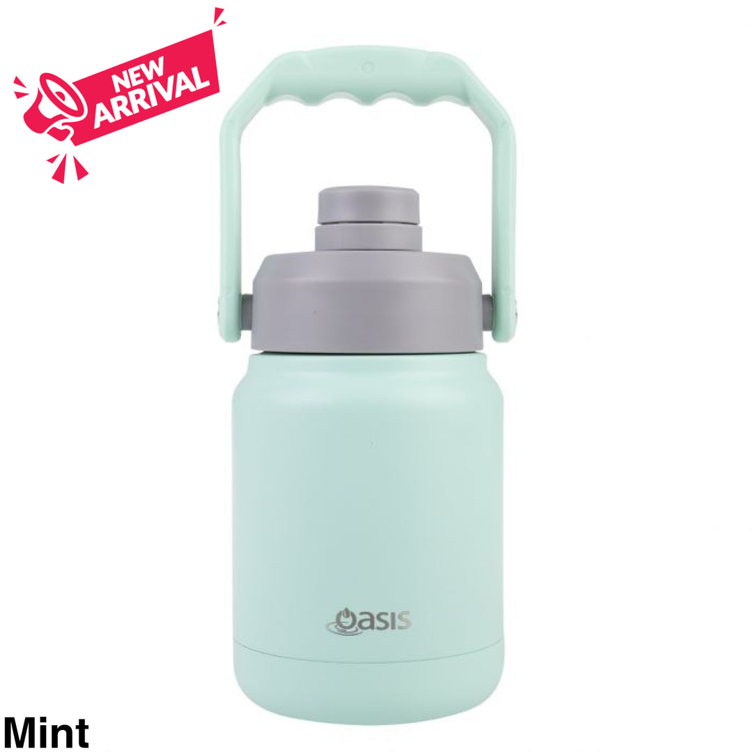 Oasis Stainless Steel Mini Jug W/ Handle 1.2L Mint