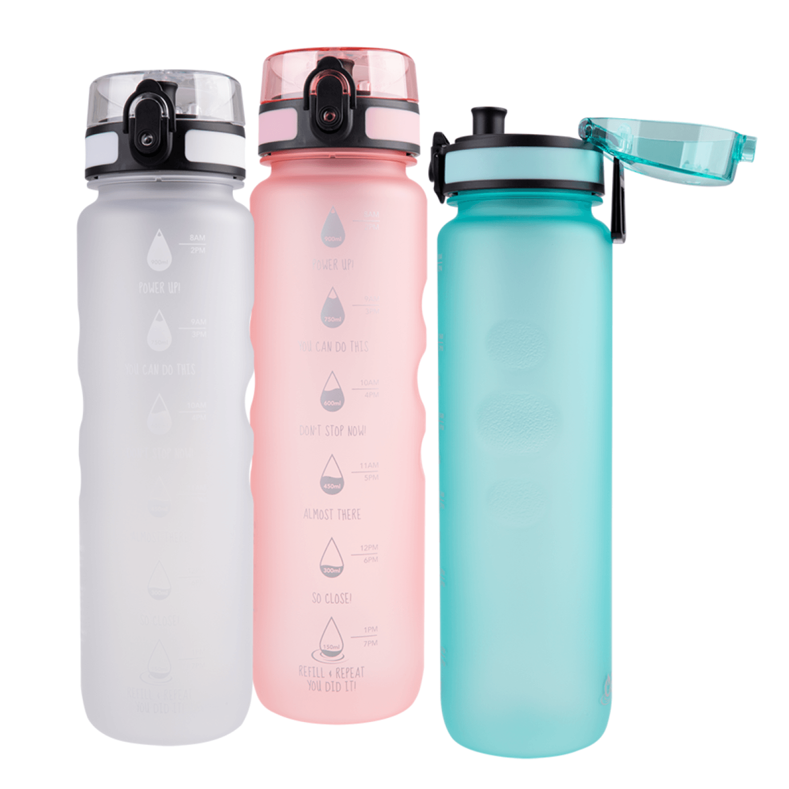 Oasis Tritan Motivational Sports Bottle 1L – Tazmyrtle Designs