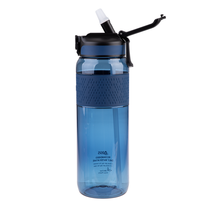 Oasis Tritan Sport Bottle W/ Sipper 1L Blue Ocean