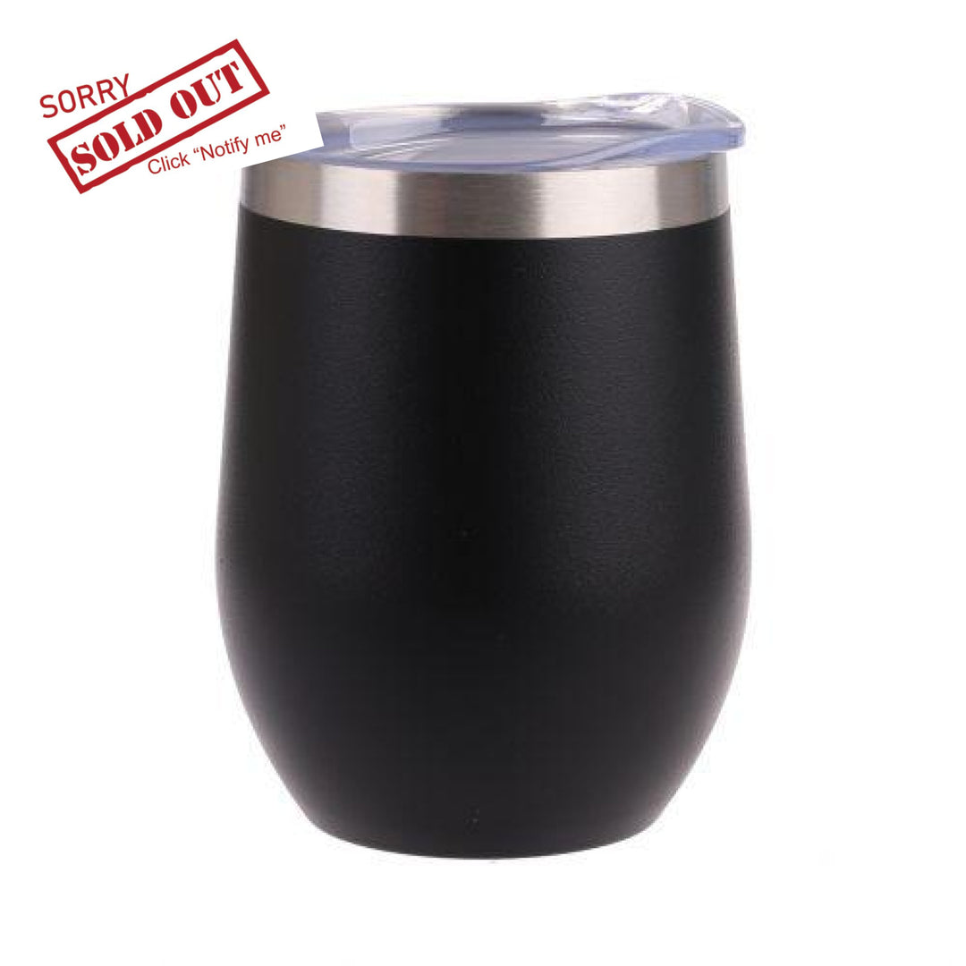 Oasis Wine Tumbler 330Ml Matte Black