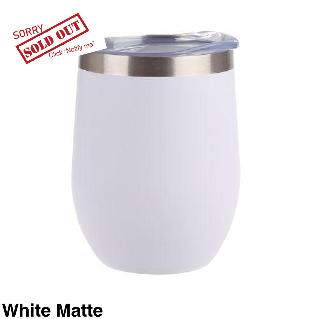 Oasis Wine Tumbler 330Ml Matte White