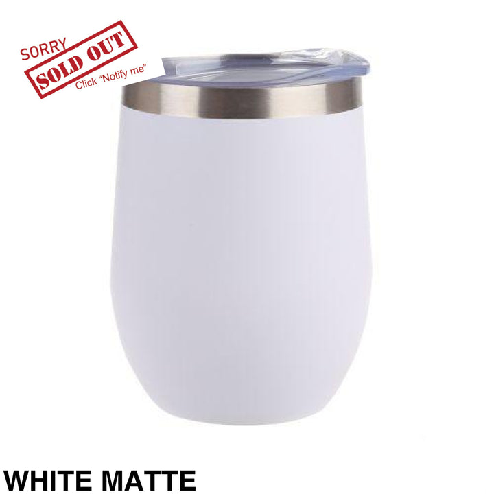 Oasis Wine Tumbler 330Ml Matte White