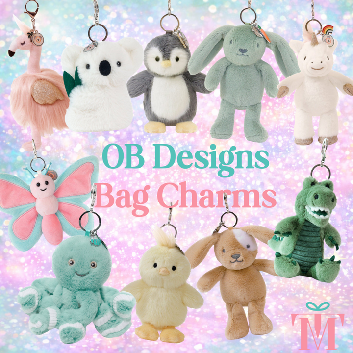 OB Designs Assorted Bag Charm/ Keyring