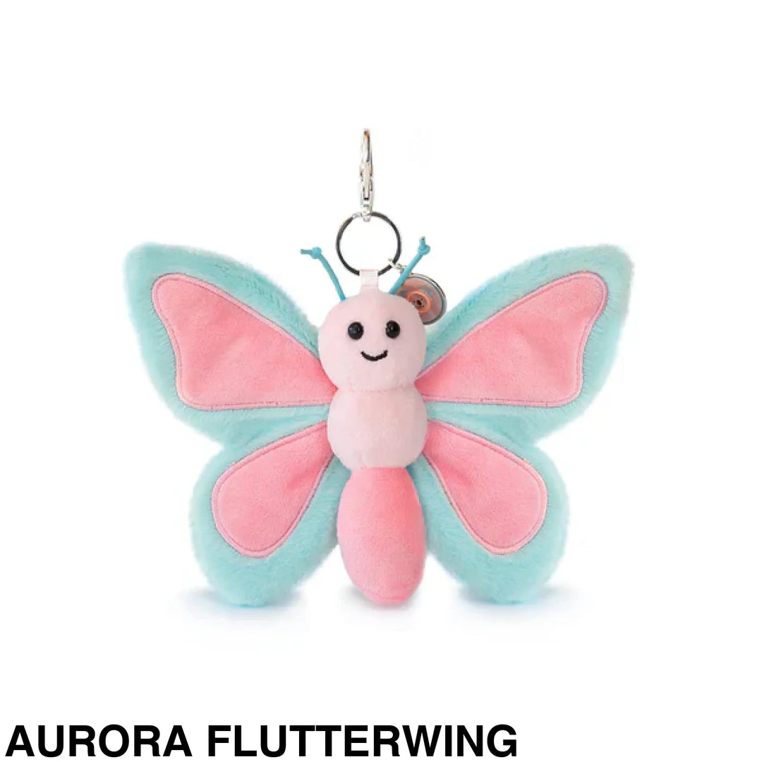 OB Designs Assorted Bag Charm/ Keyring Aurora Flutterwing