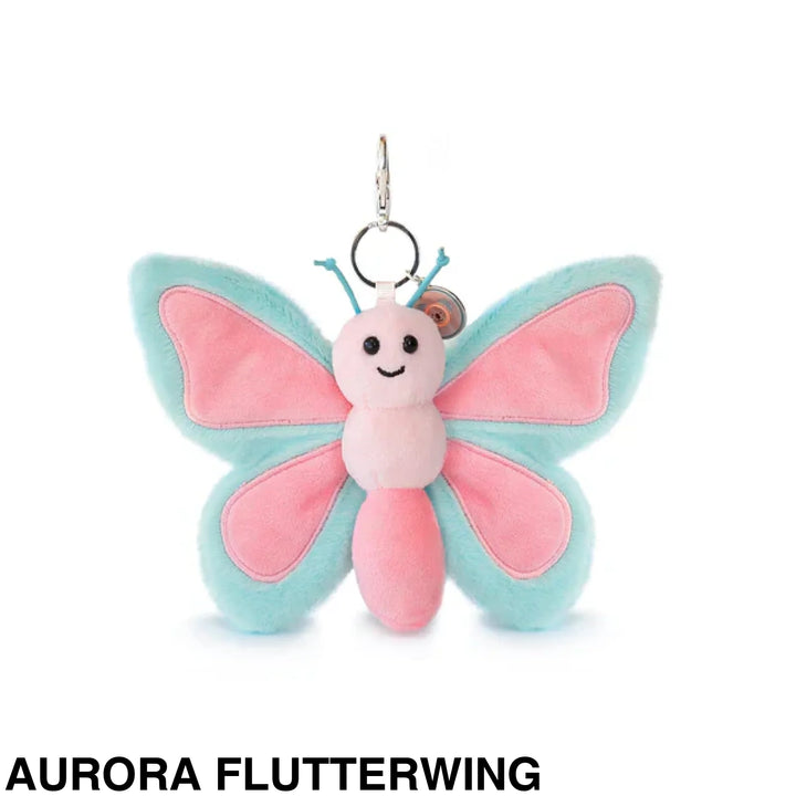 OB Designs Assorted Bag Charm/ Keyring Aurora Flutterwing