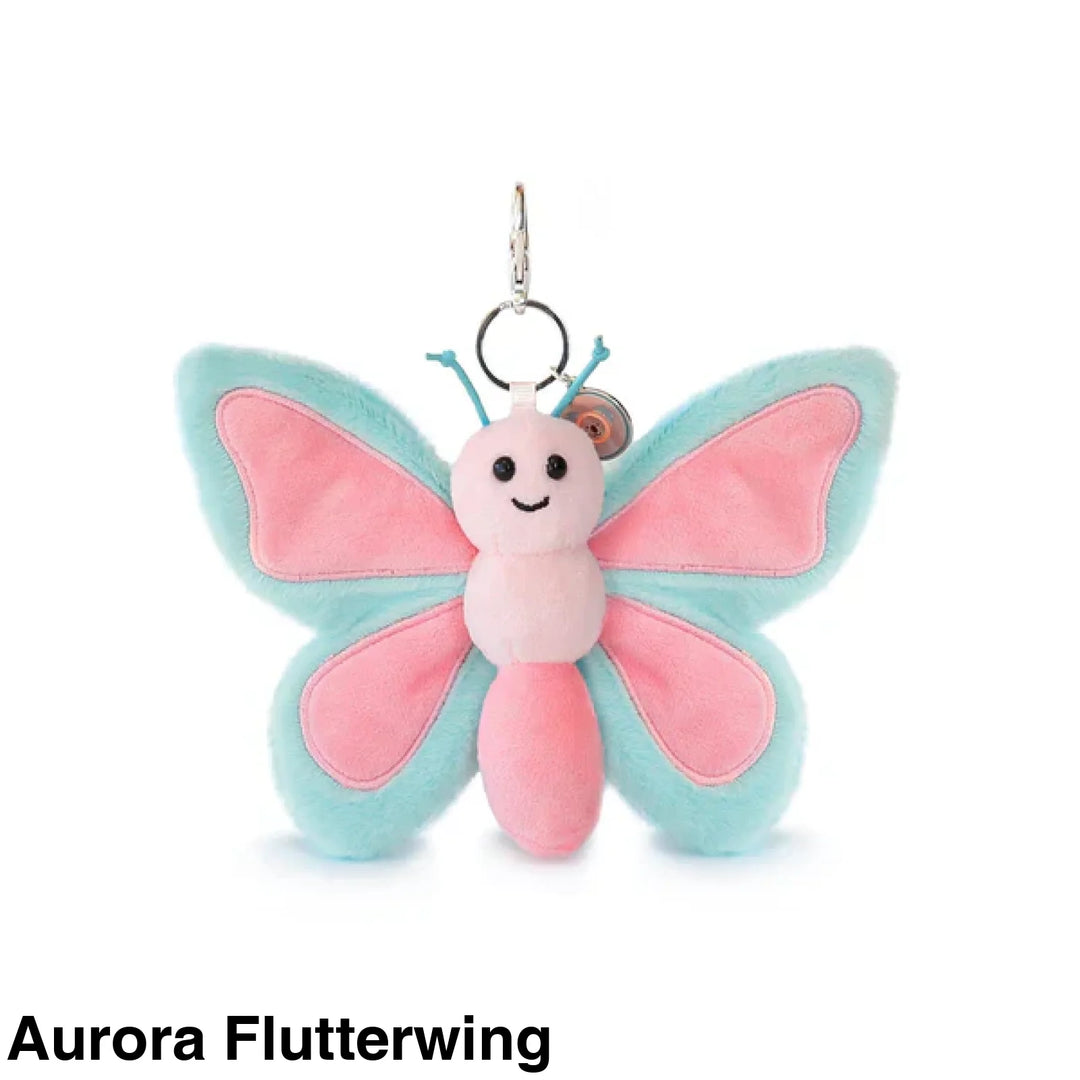 OB Designs Assorted Bag Charm/ Keyring Aurora Flutterwing