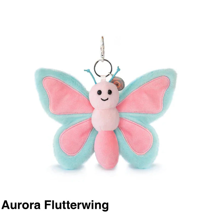 OB Designs Assorted Bag Charm/ Keyring Aurora Flutterwing