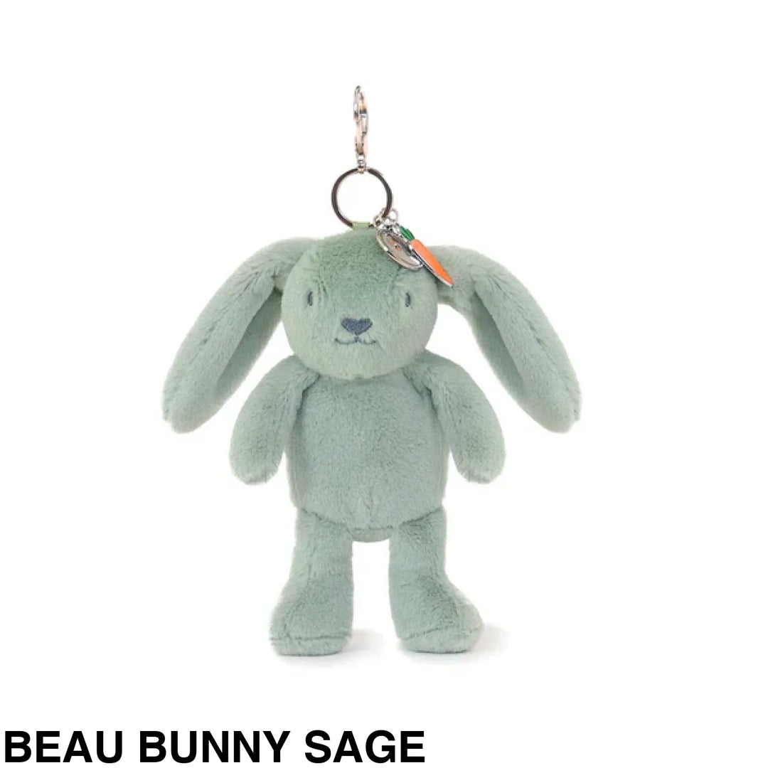 OB Designs Assorted Bag Charm/ Keyring Beau Bunny Sage