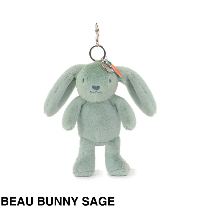 OB Designs Assorted Bag Charm/ Keyring Beau Bunny Sage