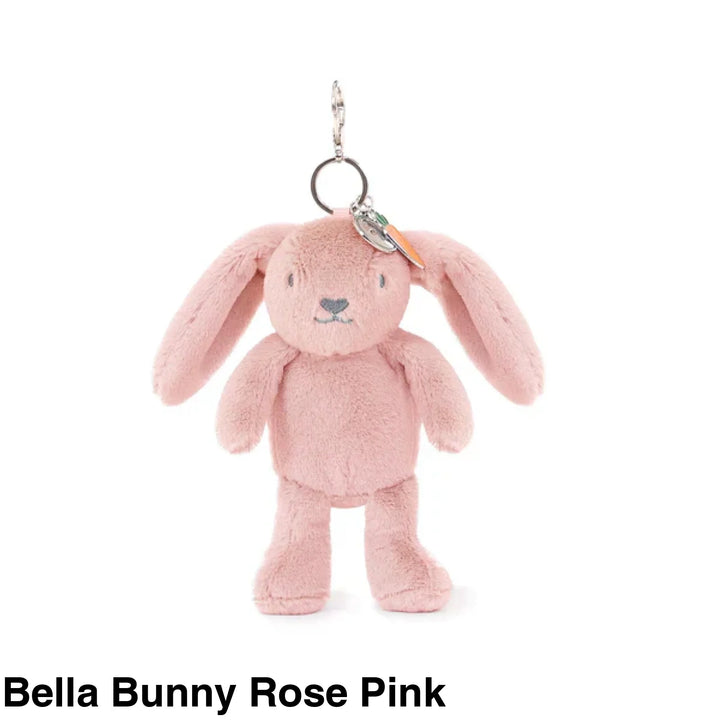 OB Designs Assorted Bag Charm/ Keyring Bella Bunny Rose Pink