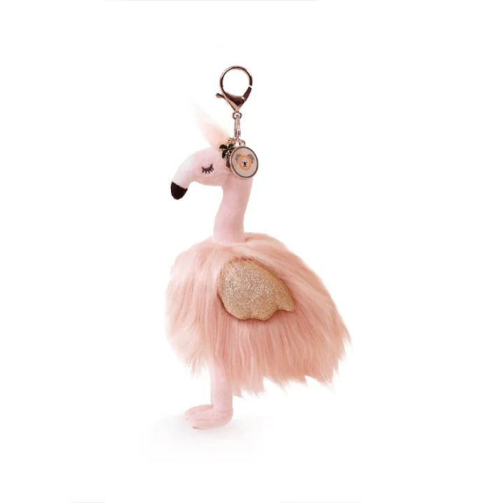 OB Designs Assorted Bag Charm/ Keyring Gloria Flamingo