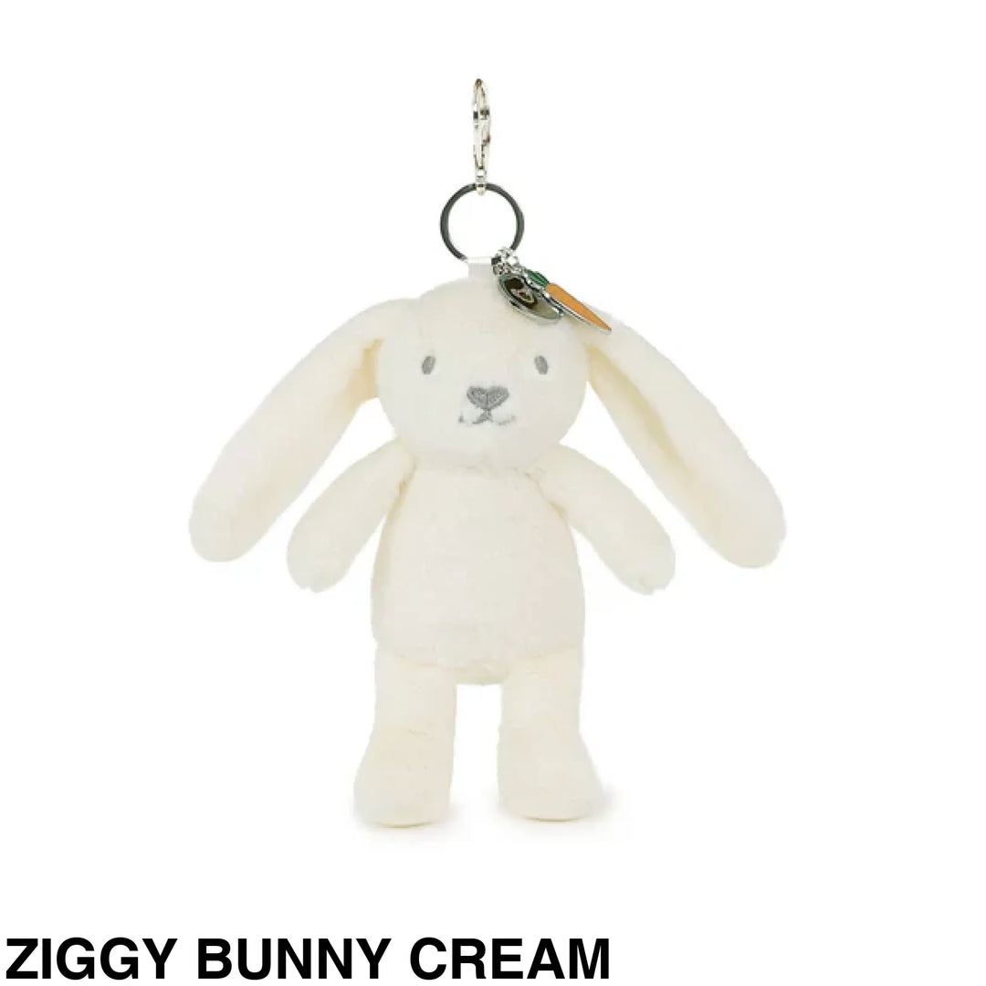 OB Designs Assorted Bag Charm/ Keyring Ziggy Bunny Cream