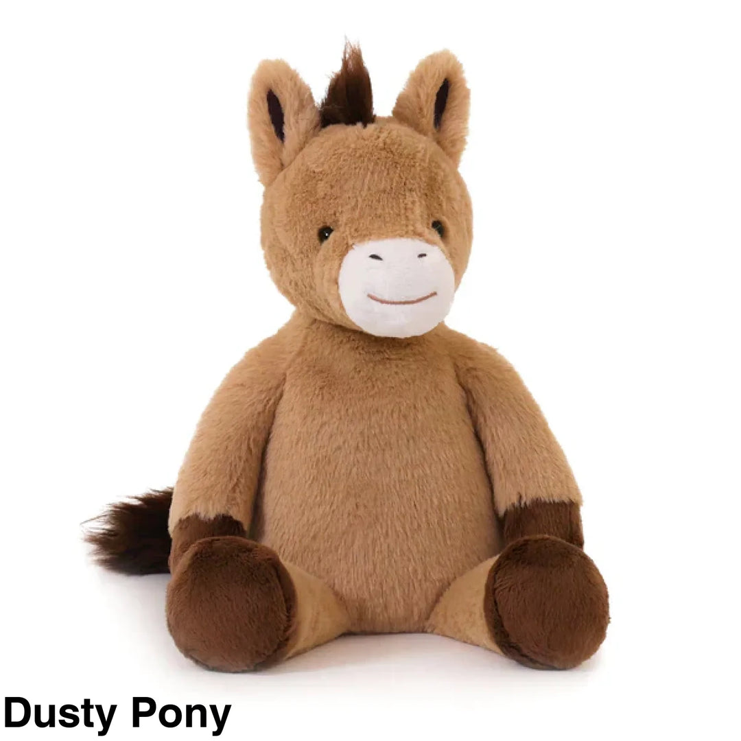 OB Designs Assorted Soft Toy 36-38cm Dusty Pony