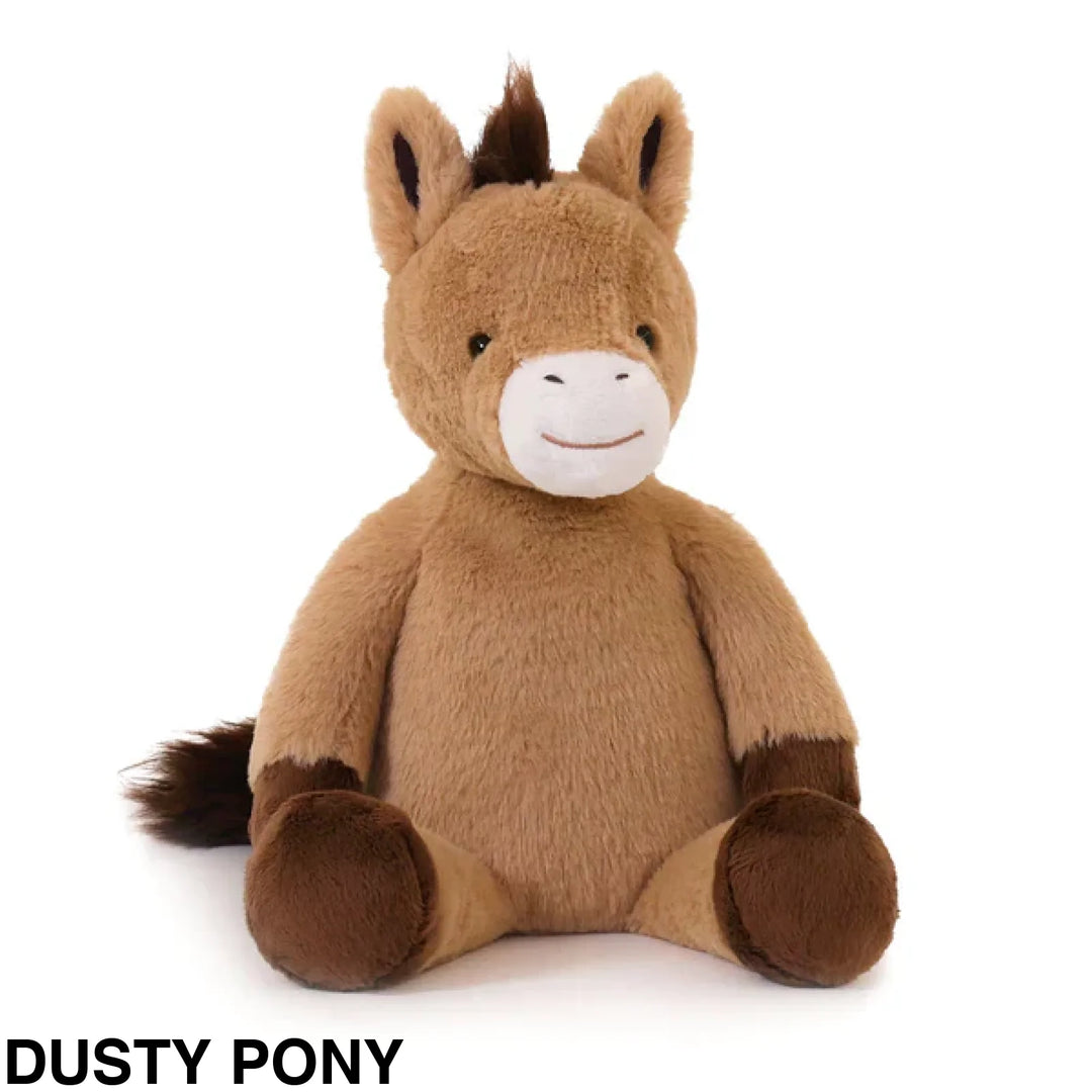 OB Designs Assorted Soft Toy 36-38cm Dusty Pony