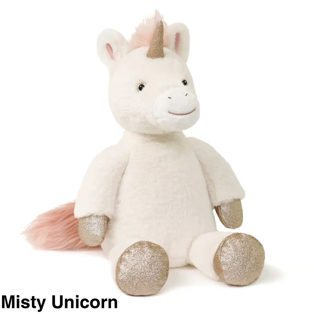 OB Designs Assorted Soft Toy 36-38cm Misty Unicorn