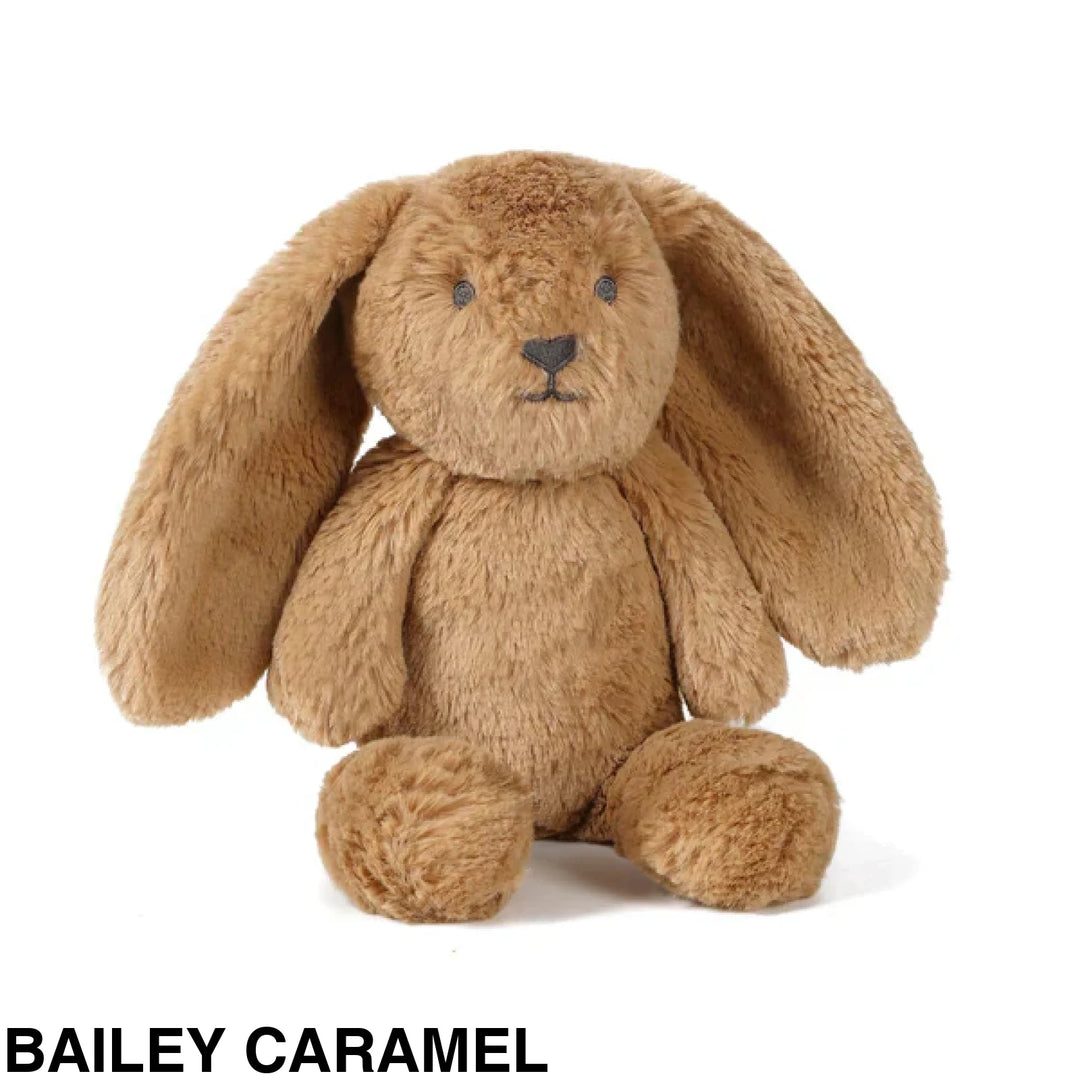 OB Designs Bunny Soft Toy Little 25cm Bailey Caramel