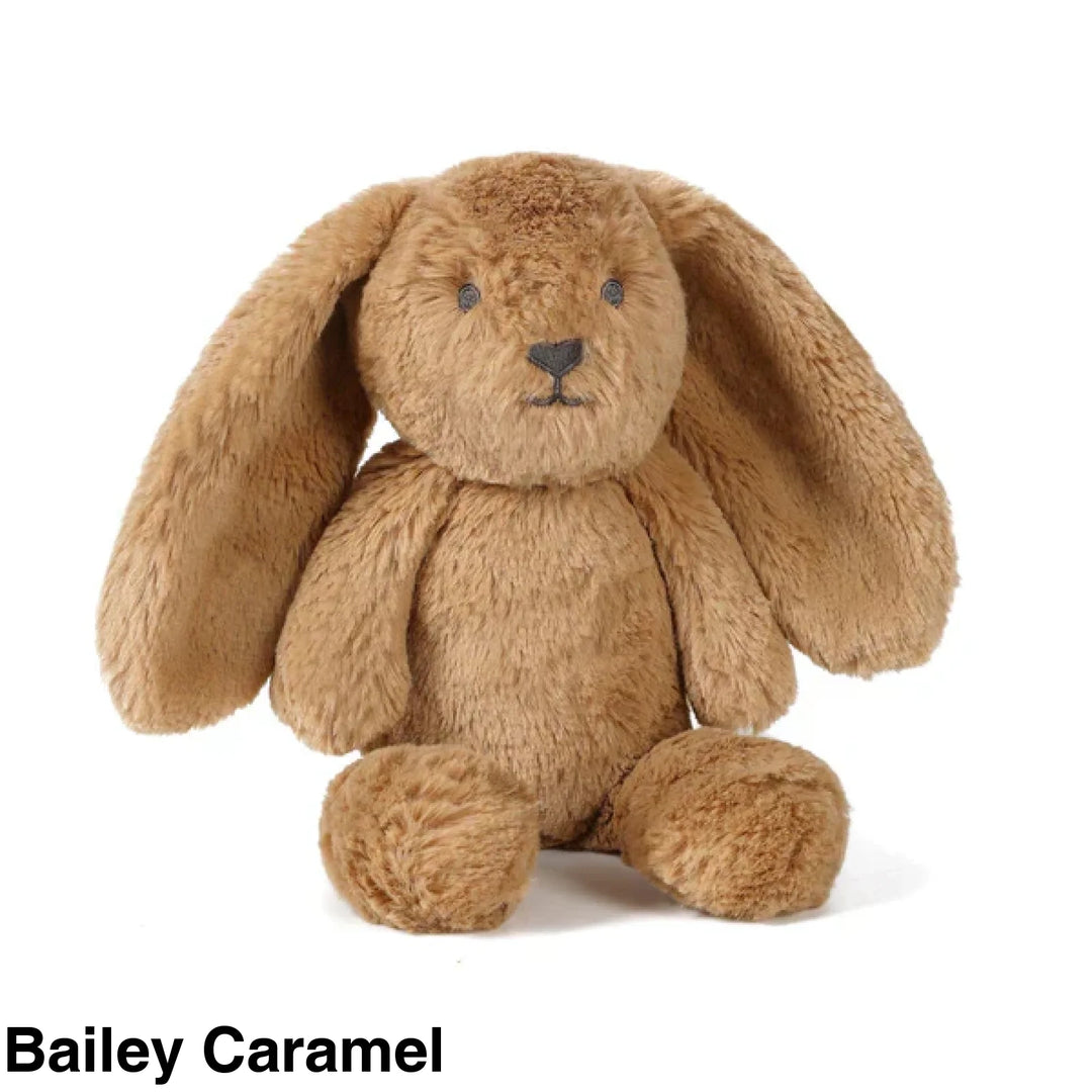 OB Designs Bunny Soft Toy Little 25cm Bailey Caramel