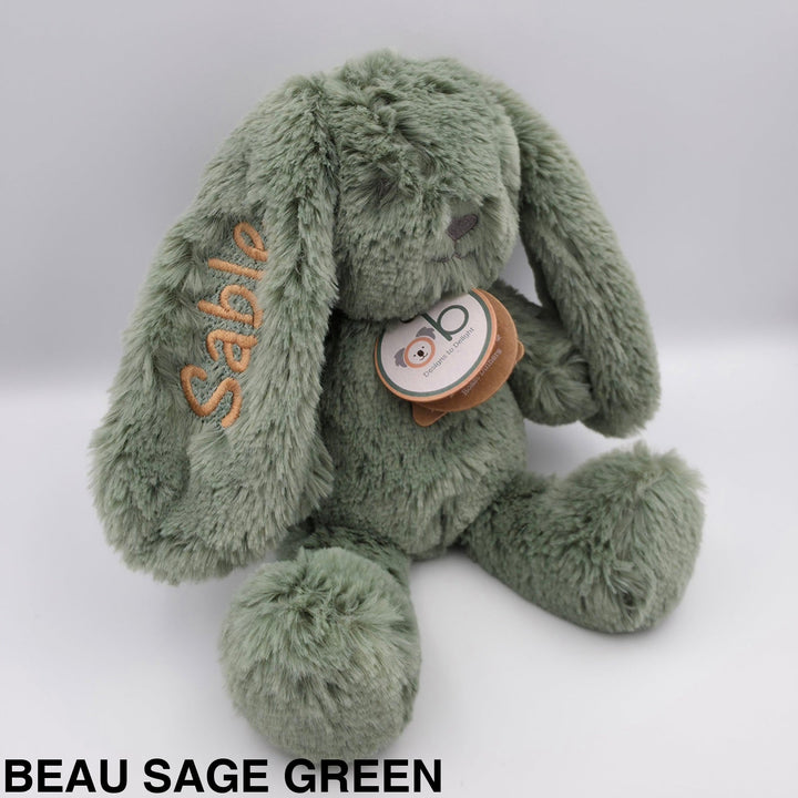 OB Designs Bunny Soft Toy Little 25cm - Original Beau Sage Green