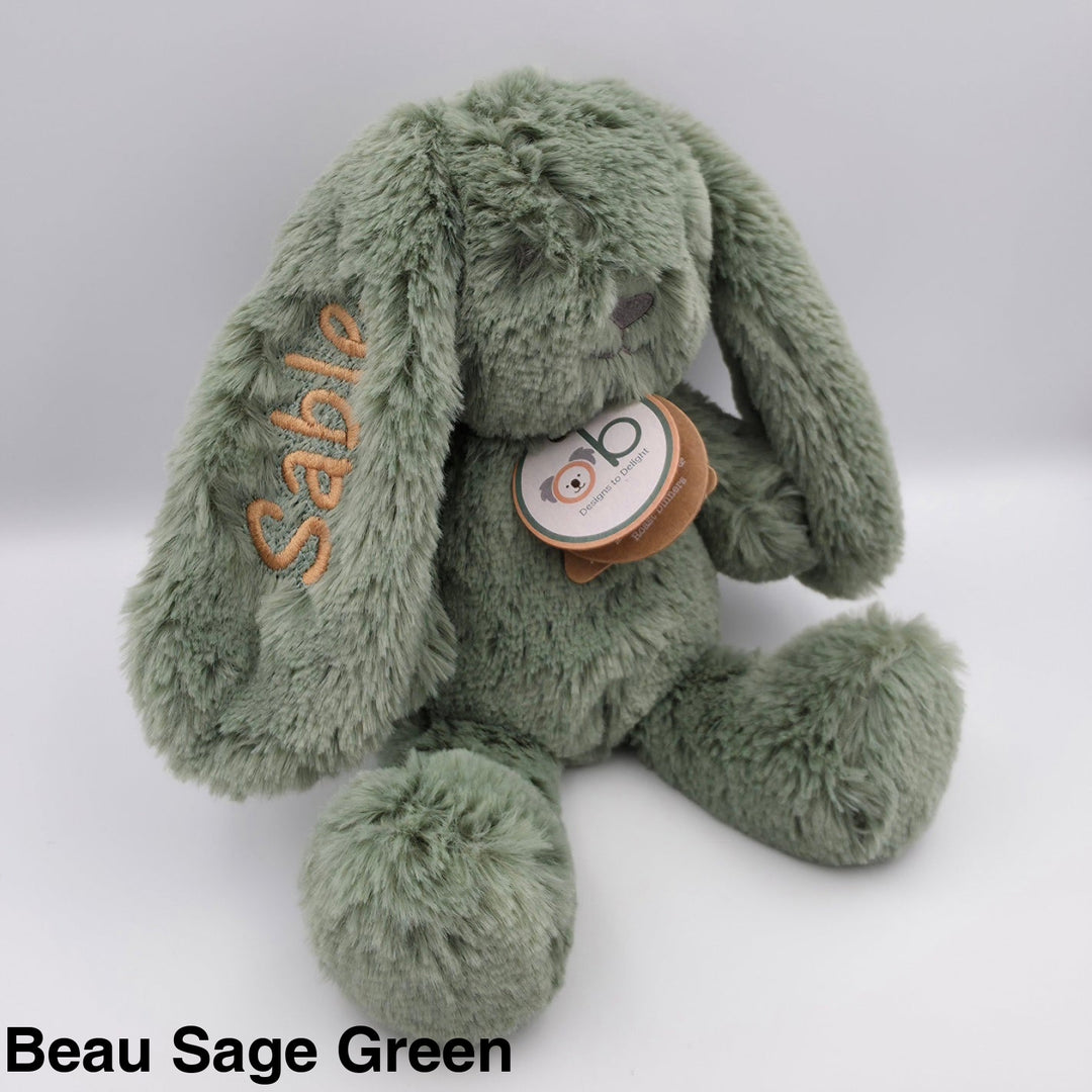 OB Designs Bunny Soft Toy Little 25cm - Original Beau Sage Green