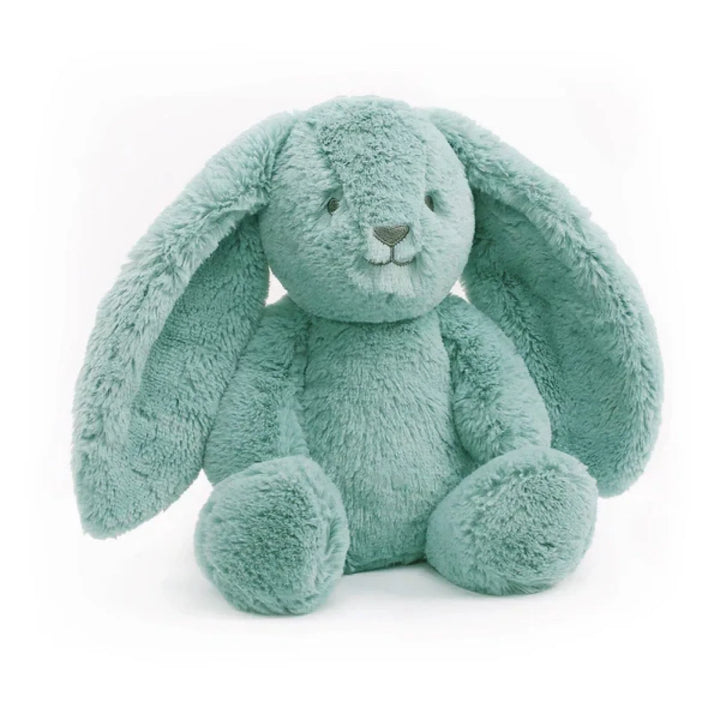 OB Designs Bunny Soft Toy Medium 34cm Banjo Blue (teal)