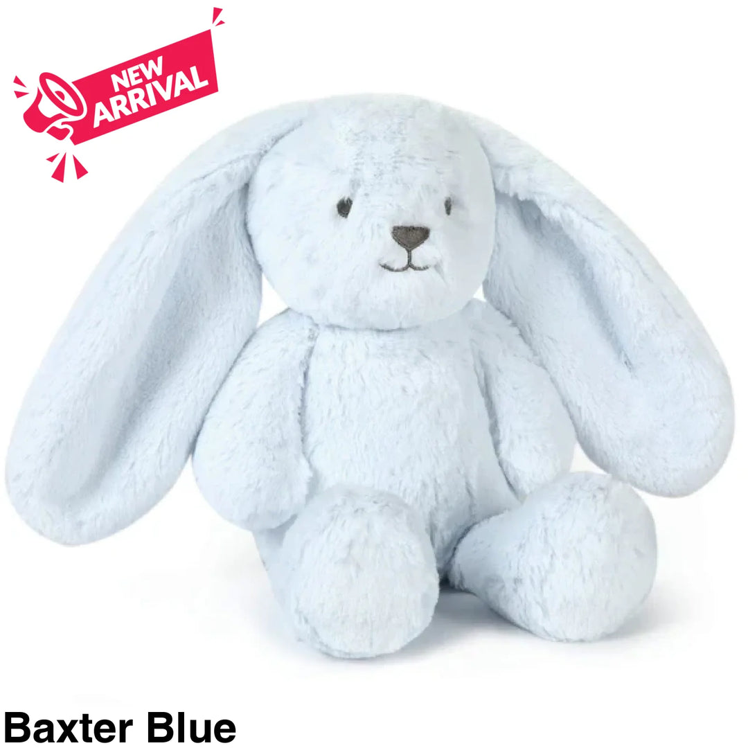 OB Designs Bunny Soft Toy Medium 34cm Baxter Blue