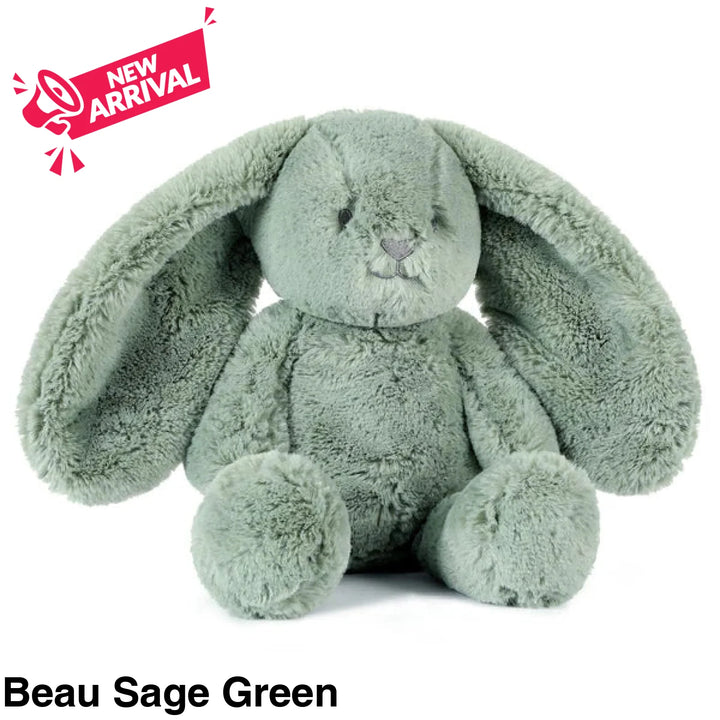 OB Designs Bunny Soft Toy Medium 34cm Beau Sage Green