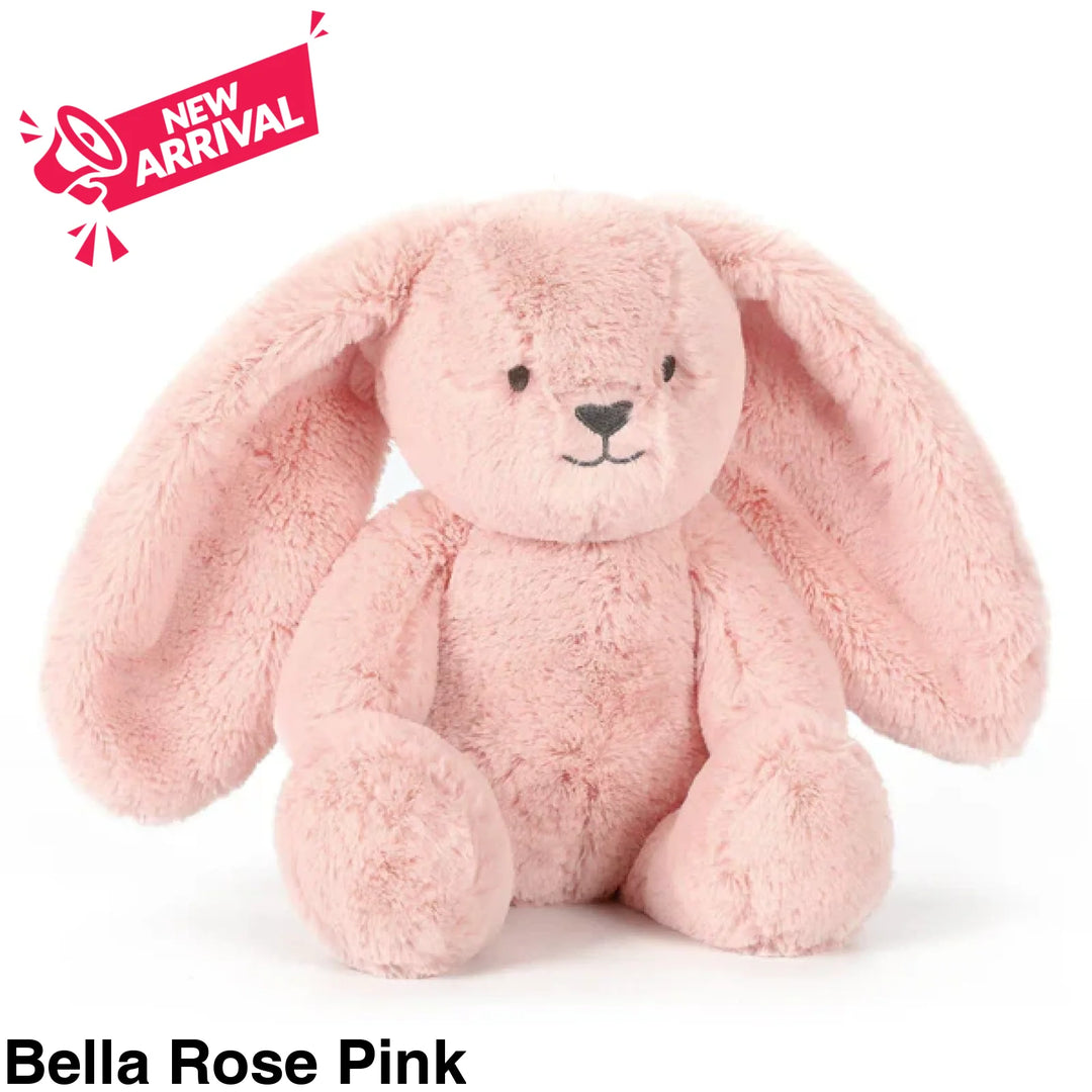 OB Designs Bunny Soft Toy Medium 34cm Bella Rose Pink